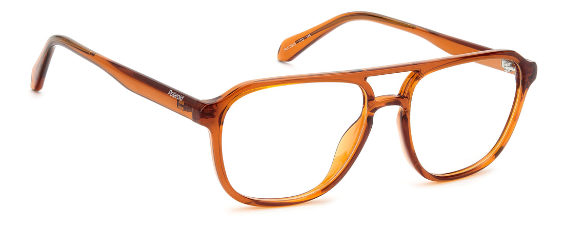 Occhiali da vista polaroid pld d625 l7q naranja navigator masculino taglia 54mm - Vista dettagliata