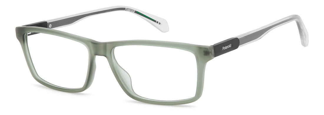 Occhiali da vista polaroid pld d635 dld verde rectangular masculino taglia 56mm - Vista principale