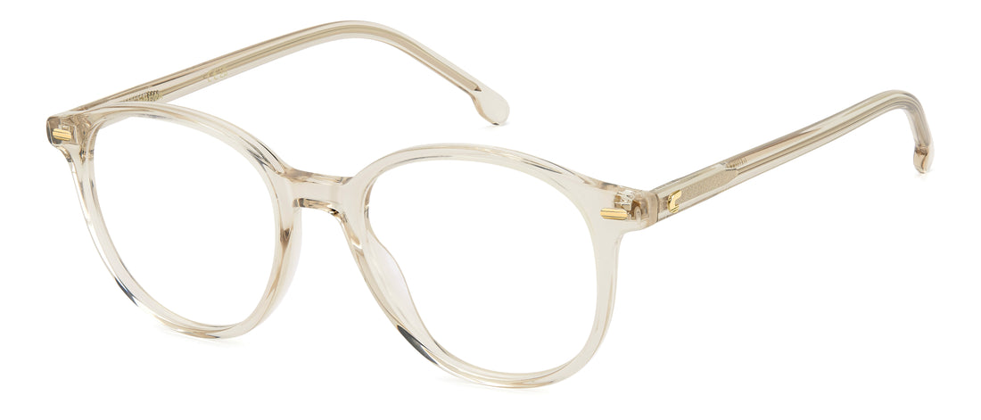 Briller carrera 3117 10a beige rectangular femenino størrelse 49mm - Hovedvisning