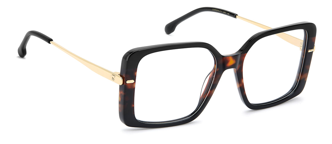 Briller carrera 3111 wr7 negro square femenino størrelse 52mm - Detaljeret visning