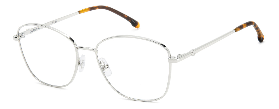 Briller carrera 3112 010 plateado rectangular femenino størrelse 56mm - Hovedvisning