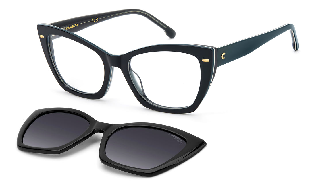 Solbriller carrera ca 3036/c zi9 wj verde rectangular femenino størrelse 53mm - Hovedvisning