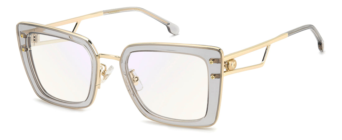 Briller carrera 3105 kb7 13 gris rectangular femenino størrelse 52mm - Hovedvisning