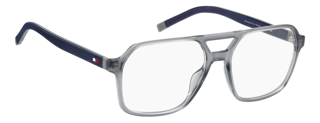 Prescription glasses tommy hilfiger th 2379 kb7 gris rectangular masculino size 56mm - Detailed view