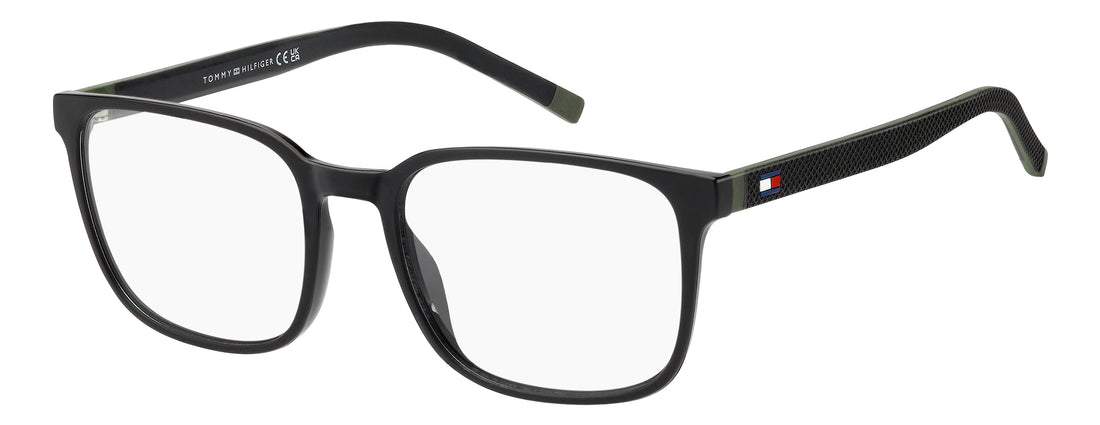 Prescription glasses tommy hilfiger th 2380 7zj negro rectangular masculino size 56mm - Main view