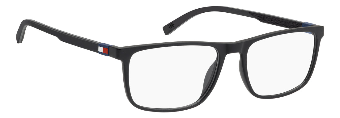 Prescription glasses tommy hilfiger th 2382 807 negro rectangular masculino size 55mm - Detailed view
