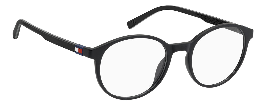 Prescription glasses tommy hilfiger th 2383 807 negro rectangular masculino size 50mm - Detailed view