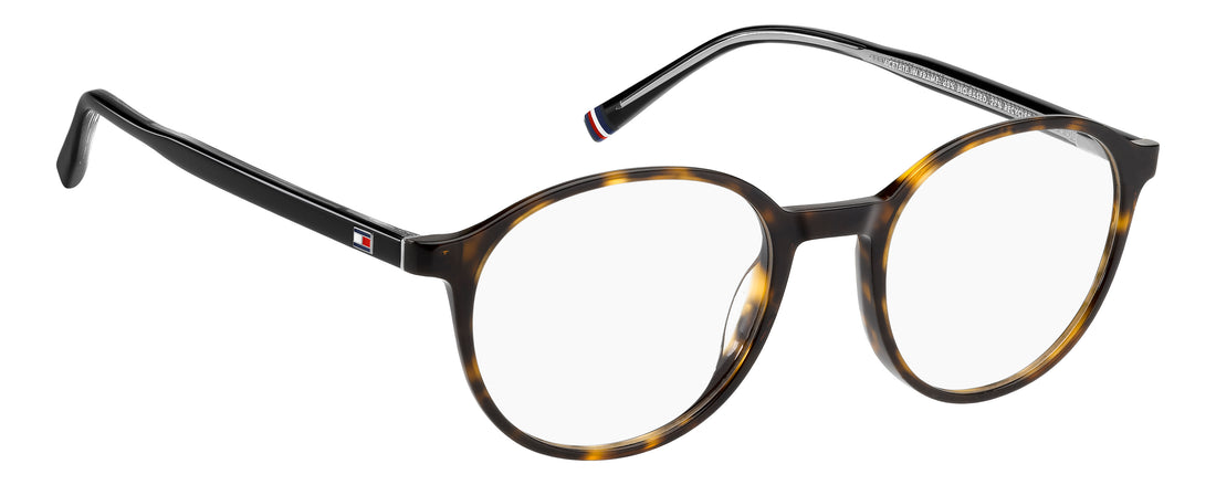Prescription glasses tommy hilfiger th 2392 086 havana rectangular masculino size 51mm - Detailed view