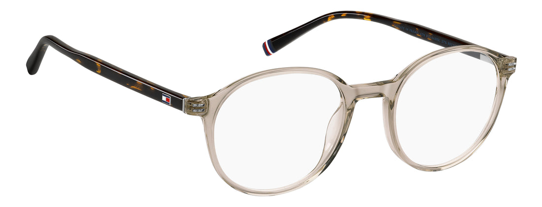 Prescription glasses tommy hilfiger th 2392 09q marron rectangular masculino size 51mm - Detailed view