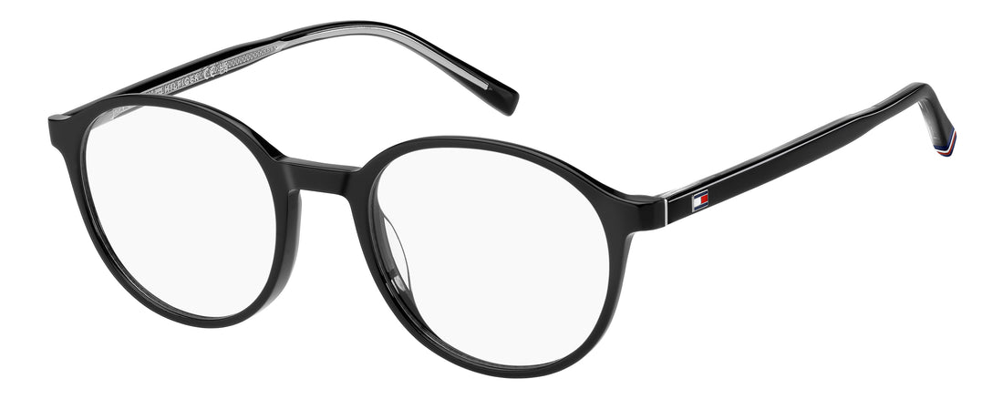 Prescription glasses tommy hilfiger th 2392 807 negro rectangular masculino size 51mm - Main view