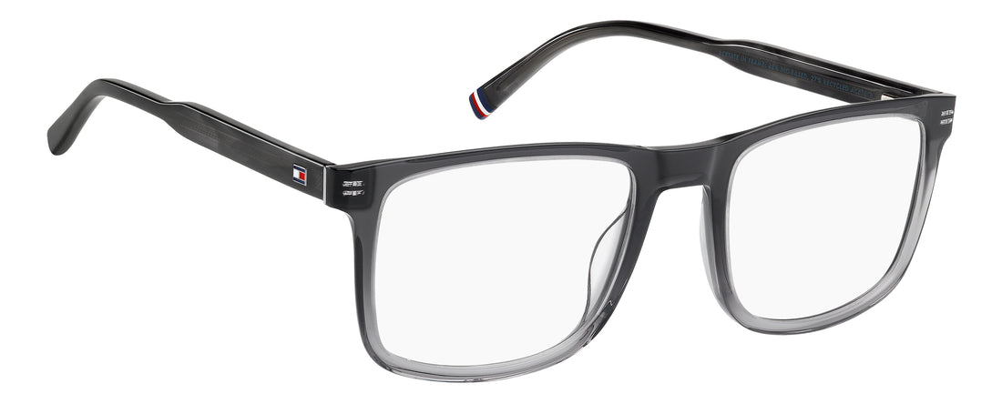 Prescription glasses tommy hilfiger th 2393 2m0 gris rectangular masculino size 53mm - Detailed view