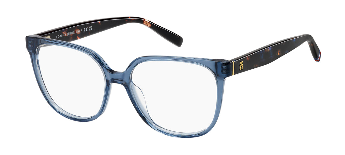 Prescription glasses tommy hilfiger th 2400 pjp azul rectangular femenino size 54mm - Main view