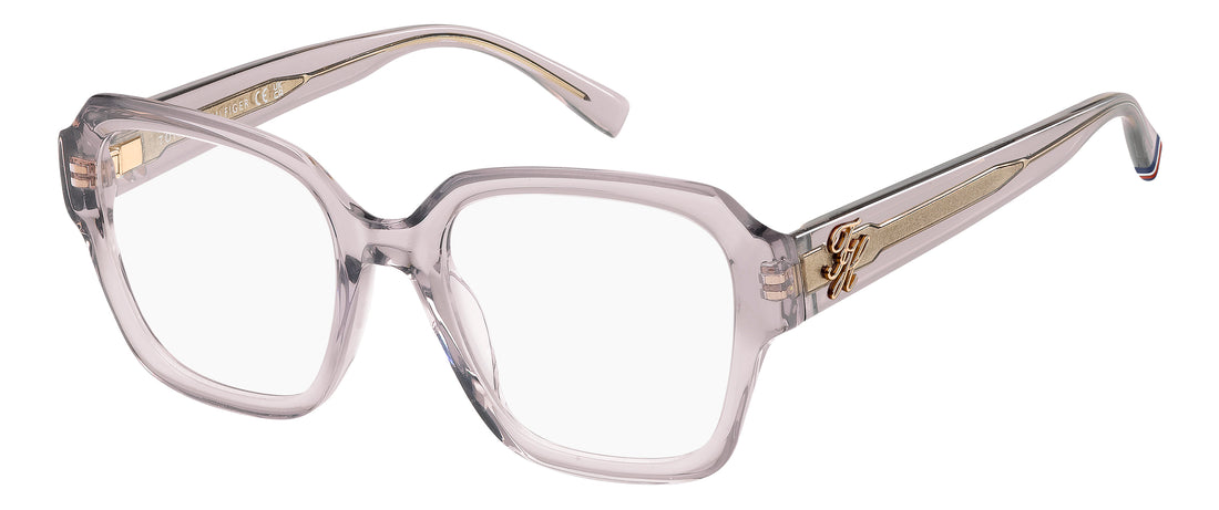 Okulary korekcyjne tommy hilfiger th 2406 35j rosa square femenino rozmiar 51mm - Widok główny