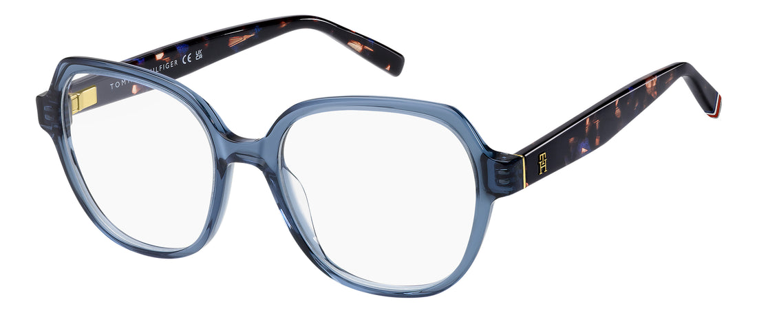 Okulary korekcyjne tommy hilfiger th 2401 pjp azul square femenino rozmiar 51mm - Widok główny