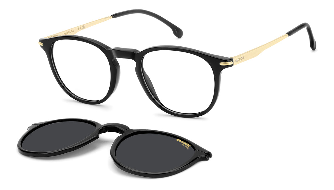 Solglasögon carrera ca 393/c 807 m9 negro pantos masculino storlek 49mm - Huvudvy