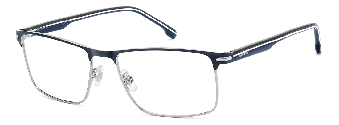 Glasögon carrera 394 v84 plateado rectangular masculino storlek 56mm - Huvudvy