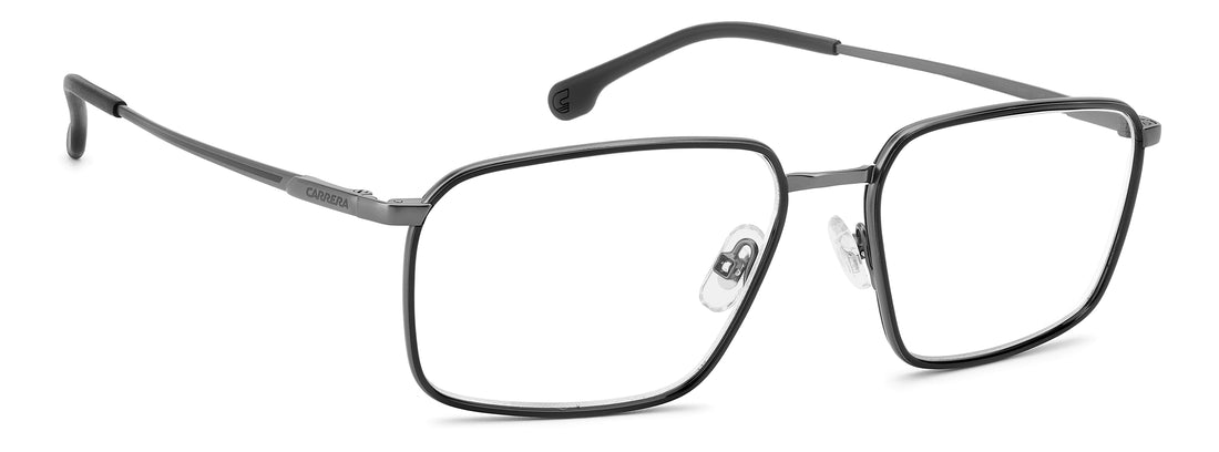 Briller carrera 8937 5mo plateado rectangular masculino størrelse 57mm - Detaljeret visning