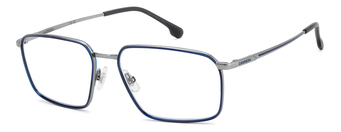 Briller carrera 8937 9t9 plateado rectangular masculino størrelse 57mm - Hovedvisning