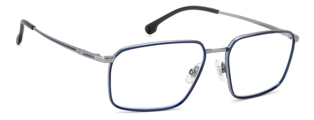 Briller carrera 8937 9t9 plateado rectangular masculino størrelse 57mm - Detaljeret visning