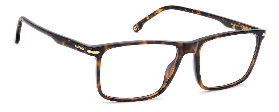 Briller carrera 396 086 havana rectangular masculino størrelse 59mm - Detaljeret visning