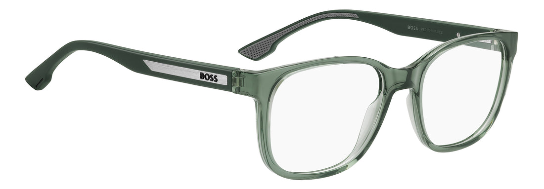 Briller hugo boss boss 1990 1ed verde rectangular masculino størrelse 55mm - Detaljeret visning