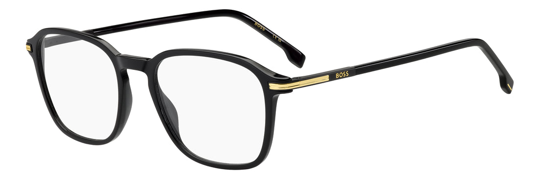Briller hugo boss boss 2010 807 negro rectangular masculino størrelse 53mm - Hovedvisning