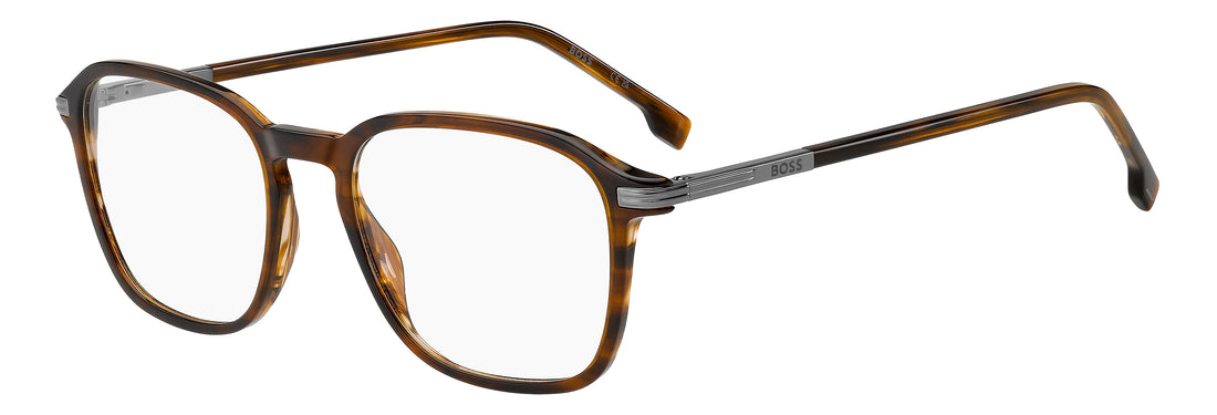 Briller hugo boss boss 2010 ex4 marron rectangular masculino størrelse 53mm - Hovedvisning