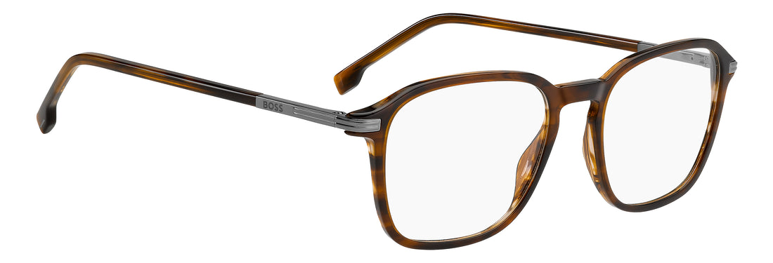 Briller hugo boss boss 2010 ex4 marron rectangular masculino størrelse 53mm - Detaljeret visning
