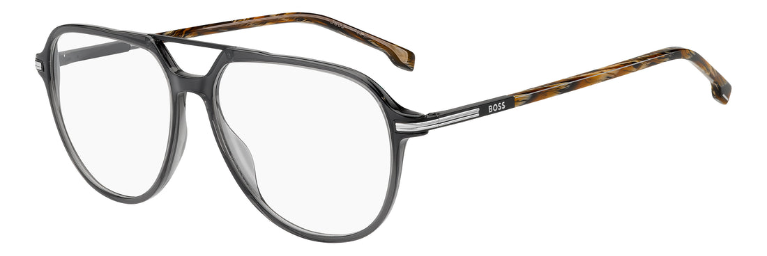 Briller hugo boss boss 2009 kb7 gris square masculino størrelse 58mm - Hovedvisning