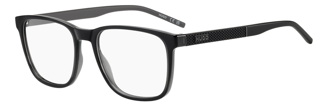 Okulary korekcyjne hugo hg 1419 kb7 gris rectangular masculino rozmiar 54mm - Widok główny