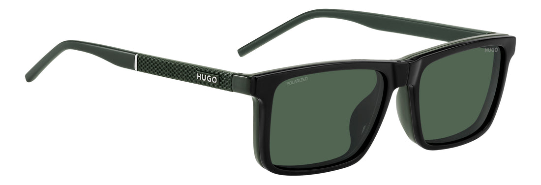 Okulary przeciwsłoneczne hugo hg 1422/g/c 1ed uc verde rectangular masculino rozmiar 56mm - Widok szczegółowy