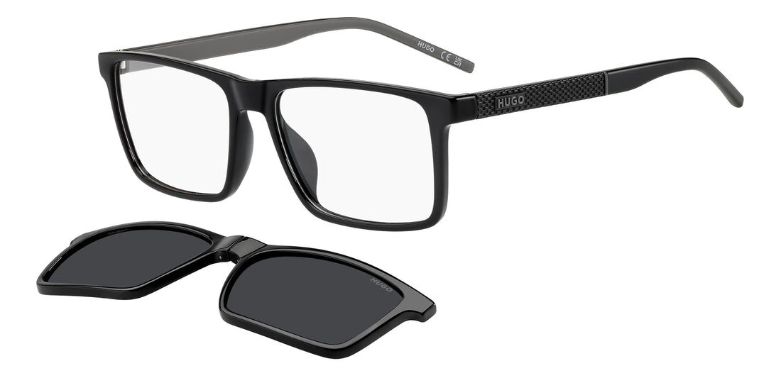 Okulary przeciwsłoneczne hugo hg 1422/g/c qfu m9 negro rectangular masculino rozmiar 56mm - Widok główny