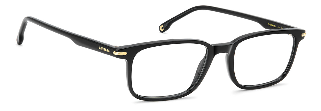 Briller carrera 397 807 negro rectangular masculino størrelse 53mm - Detaljeret visning
