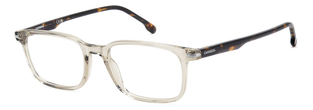 Briller carrera 397 xnz beige rectangular masculino størrelse 53mm - Hovedvisning