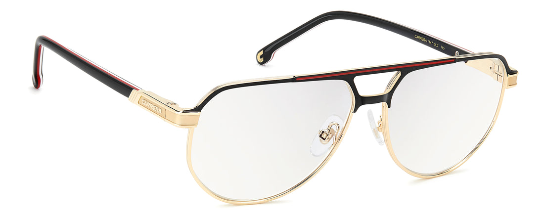 Glasögon carrera 1147 5l3 13 dorado pilot masculino storlek 58mm - Detaljvy