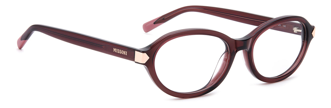 Occhiali da vista missoni mis 0307 g3i violeta oval femenino taglia 52mm - Vista dettagliata