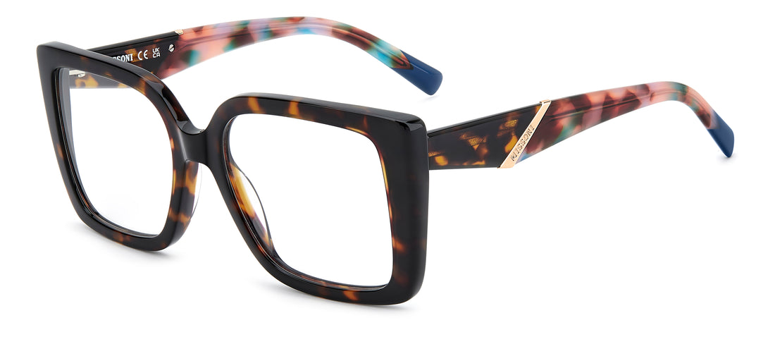 Occhiali da vista missoni mis 0298 086 havana square femenino taglia 53mm - Vista principale