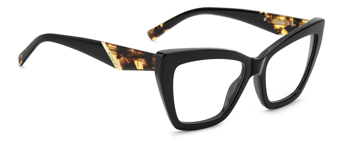 Occhiali da vista missoni mis 0299 807 negro rectangular femenino taglia 54mm - Vista dettagliata