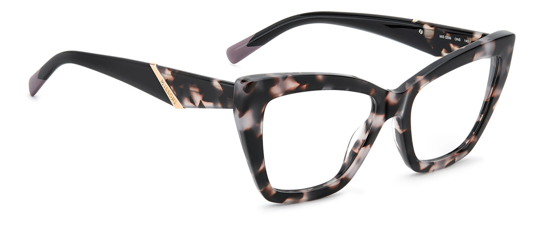 Occhiali da vista missoni mis 0299 ons havana rectangular femenino taglia 54mm - Vista dettagliata
