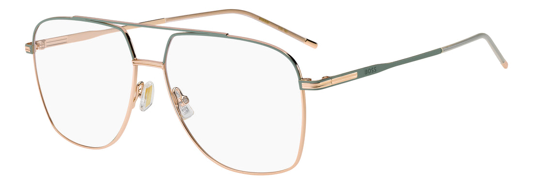 Briller hugo boss boss 2022 pef dorado square femenino størrelse 57mm - Hovedvisning