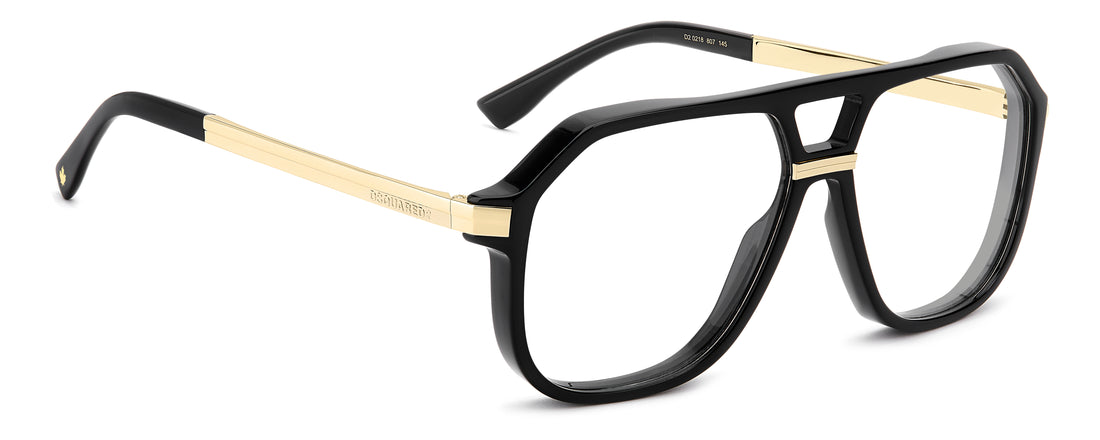 Brillen dsquared2 d2 0218 807 negro square masculino maat 58mm - Detailaanzicht