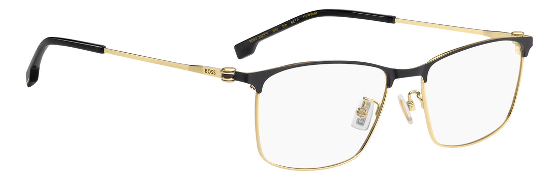 Briller hugo boss boss 2028/f 2m2 negro rectangular masculino størrelse 55mm - Detaljeret visning