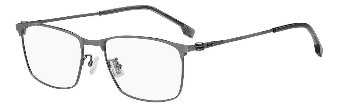 Briller hugo boss boss 2028/f r80 plateado rectangular masculino størrelse 55mm - Hovedvisning