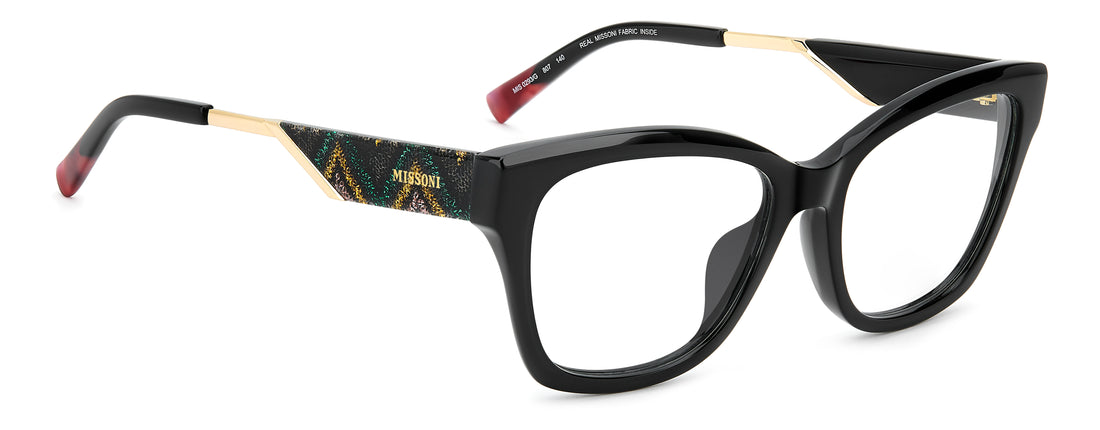 Occhiali da vista missoni mis 0293/g 807 negro rectangular femenino taglia 54mm - Vista dettagliata