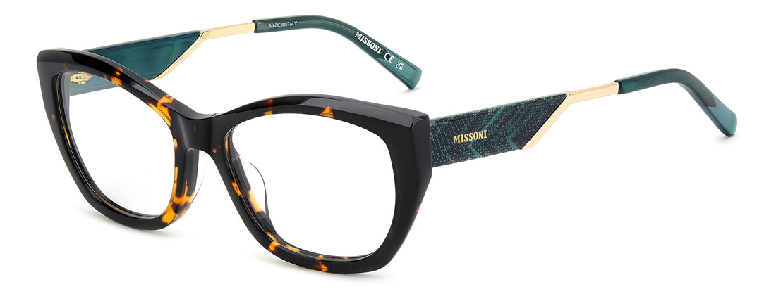 Occhiali da vista missoni mis 0292/g 086 havana rectangular femenino taglia 54mm - Vista principale