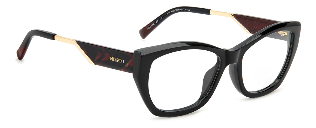 Occhiali da vista missoni mis 0292/g 807 negro rectangular femenino taglia 54mm - Vista dettagliata
