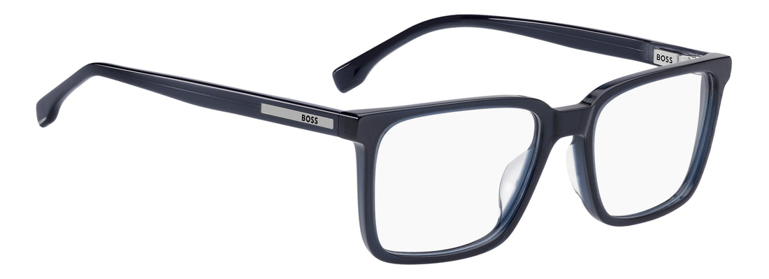 Glasögon hugo boss boss 1987/g pjp azul rectangular masculino storlek 54mm - Detaljvy