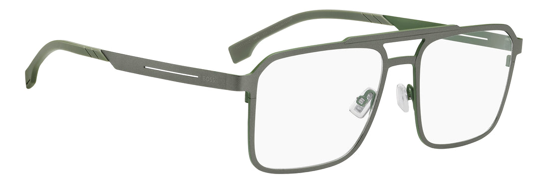Glasögon hugo boss boss 2002 mfk plateado rectangular masculino storlek 56mm - Detaljvy
