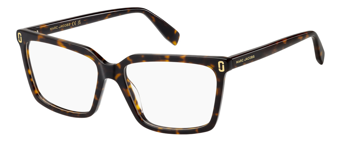 Brillen marc jacobs mj 1151 086 havana rectangular femenino maat 55mm - Hoofdaanzicht