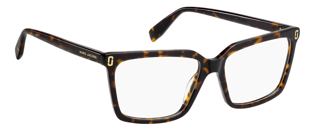 Brillen marc jacobs mj 1151 086 havana rectangular femenino maat 55mm - Detailaanzicht